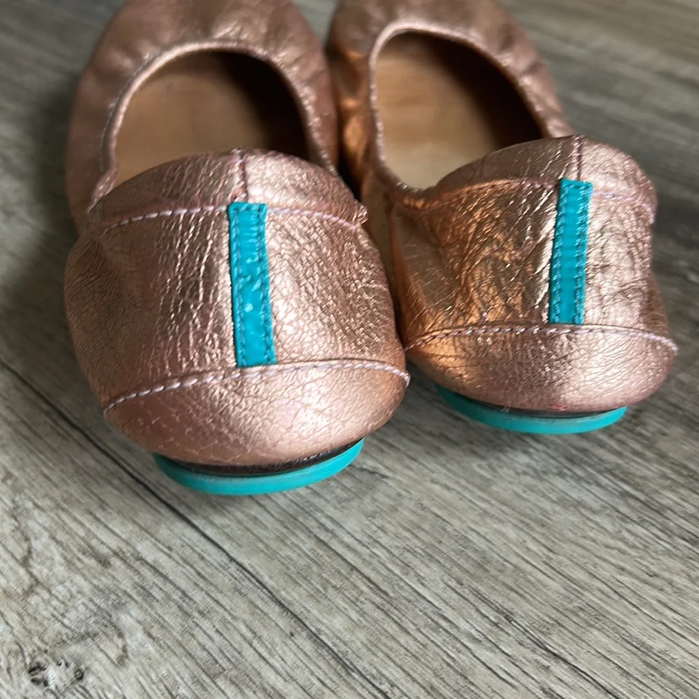 Rose Gold Tieks Flats